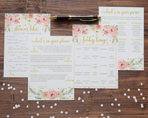 Pink & Gold Baby Shower