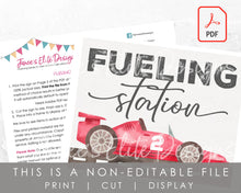 Load image into Gallery viewer, Fueling Station Sign Printable