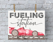 Load image into Gallery viewer, Two Fast Birthday Fueling Station Sign