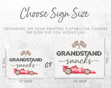 Load image into Gallery viewer, Grandstand Snacks Sign