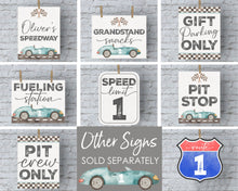 Load image into Gallery viewer, Instant Download Fast One Birthday Signage