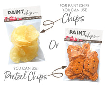 Load image into Gallery viewer, Paint Chips Treat Bag Toppers Four