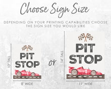 Load image into Gallery viewer, Pit Stop Sign