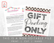 Load image into Gallery viewer, Printable Gift Parking Only Sign