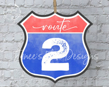 Load image into Gallery viewer, Route 2 Sign