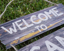 Load image into Gallery viewer, Camping Party Welcome Sign