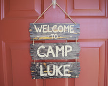 Load image into Gallery viewer, Camping Party Welcome Sign