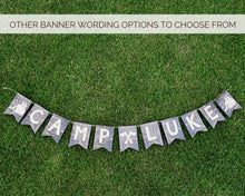 Load image into Gallery viewer, Camping Party Decorations Camp Banner
