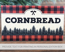Load image into Gallery viewer, Lumberjack Birthday Decorations Chili Bar Tent Signs