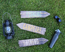 Load image into Gallery viewer, Camping Party Directional Arrow Signs