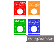 Load image into Gallery viewer, Playdoh Valentine Cards Primary Colors