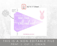 Load image into Gallery viewer, Easter Printable Pennant Flag
